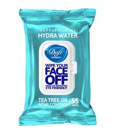 دستمال مرطوب پاک کننده آرایش سبز 55 عددی دافی